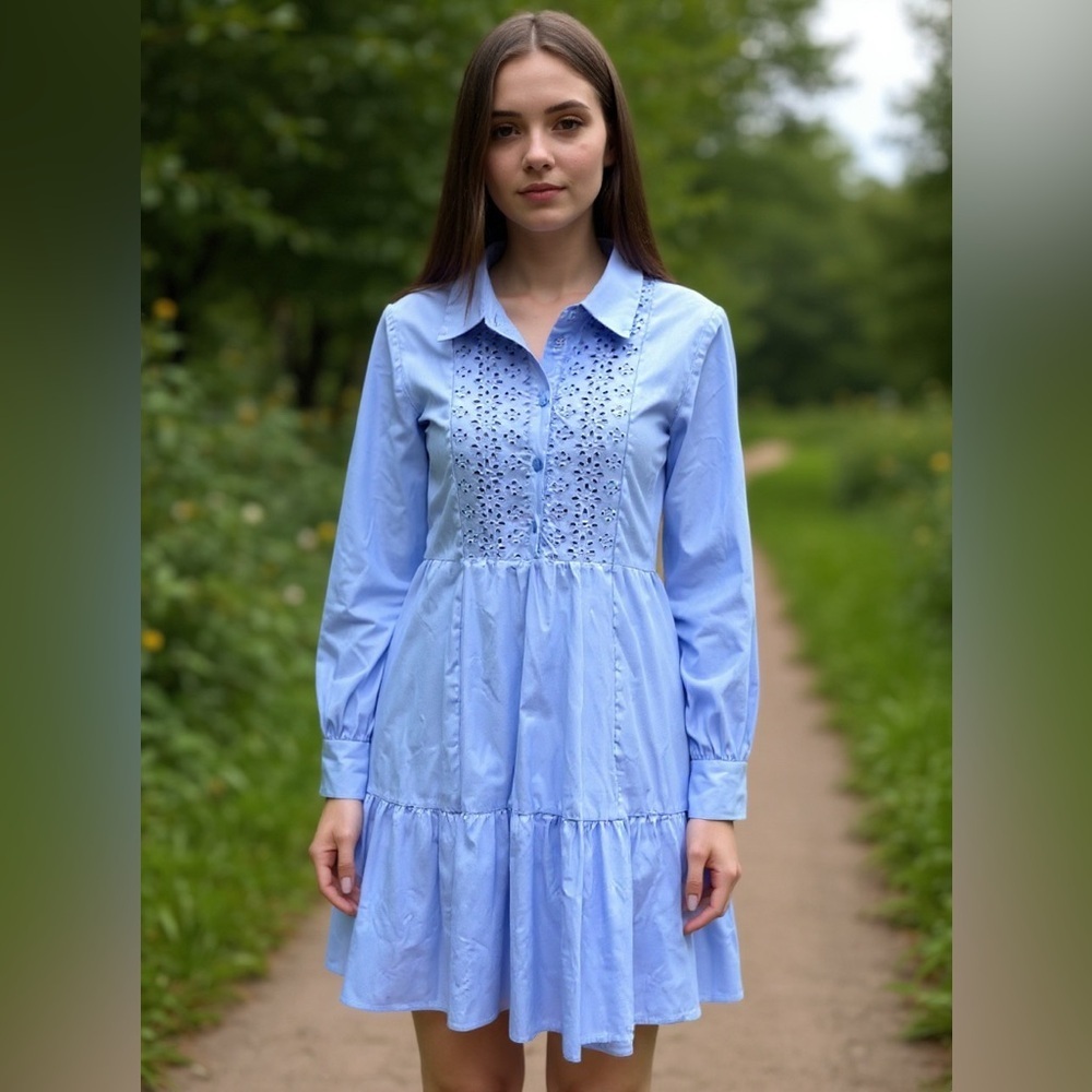 Ophelia Roe Baby Doll Shirt Dress